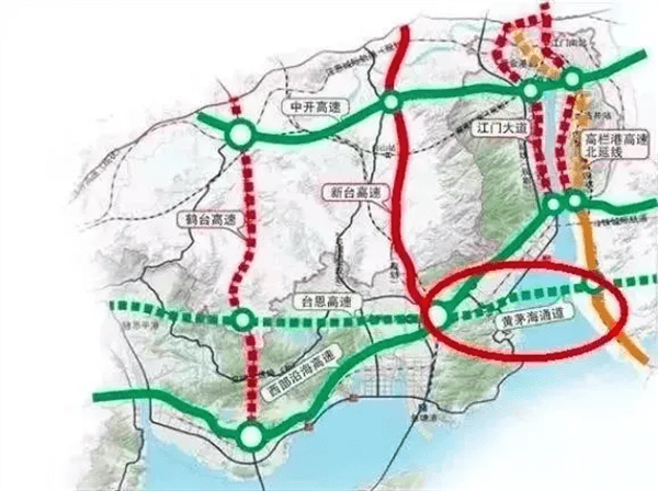 黄茅海大桥线路规划